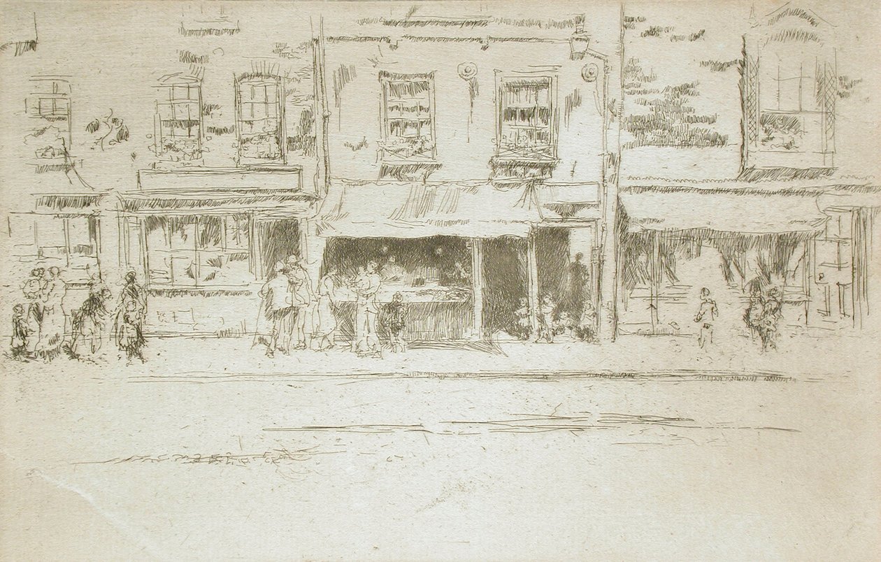 Fiskebutikk, Chelsea av James McNeill Whistler