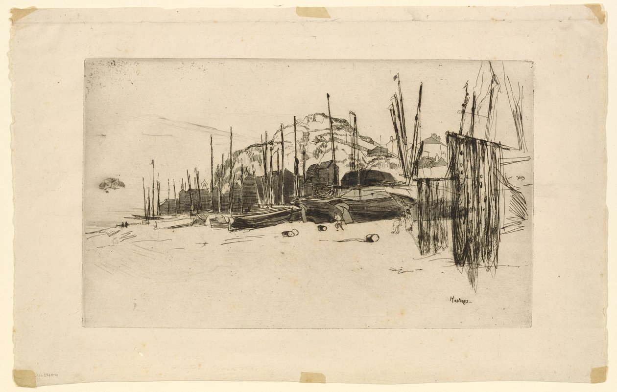Fiskebåter, Hastings av James Abbott McNeill Whistler