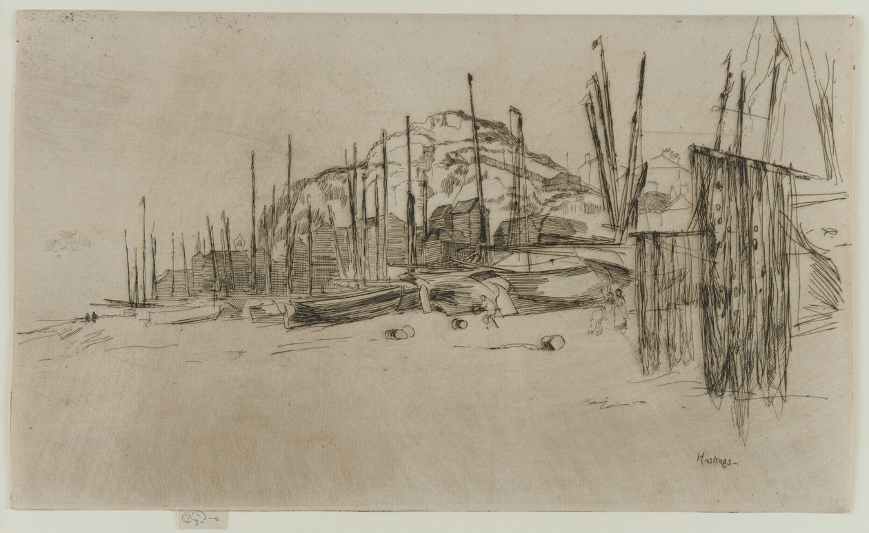 Fiskebåter, Hastings av James Abbott McNeill Whistler