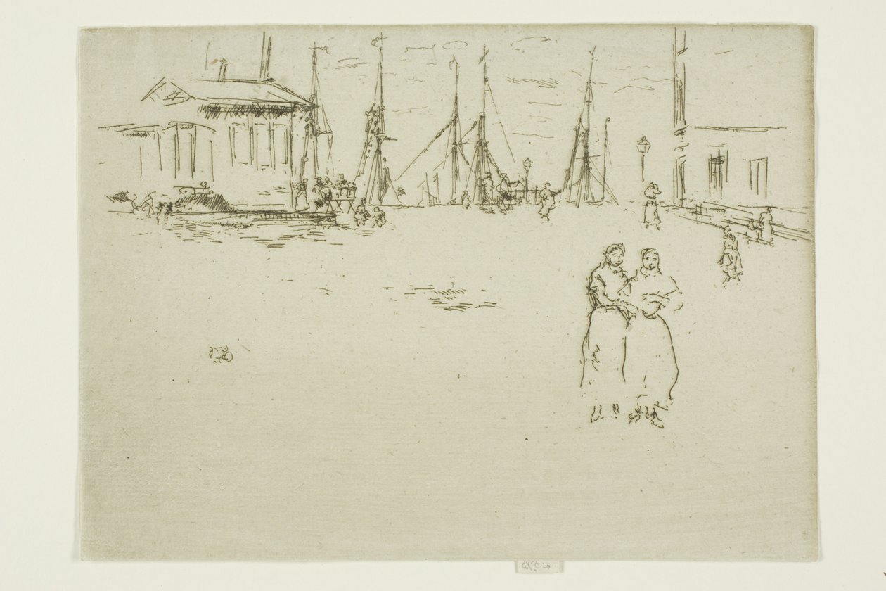 Fiskekai, Oostende av James Abbott McNeill Whistler