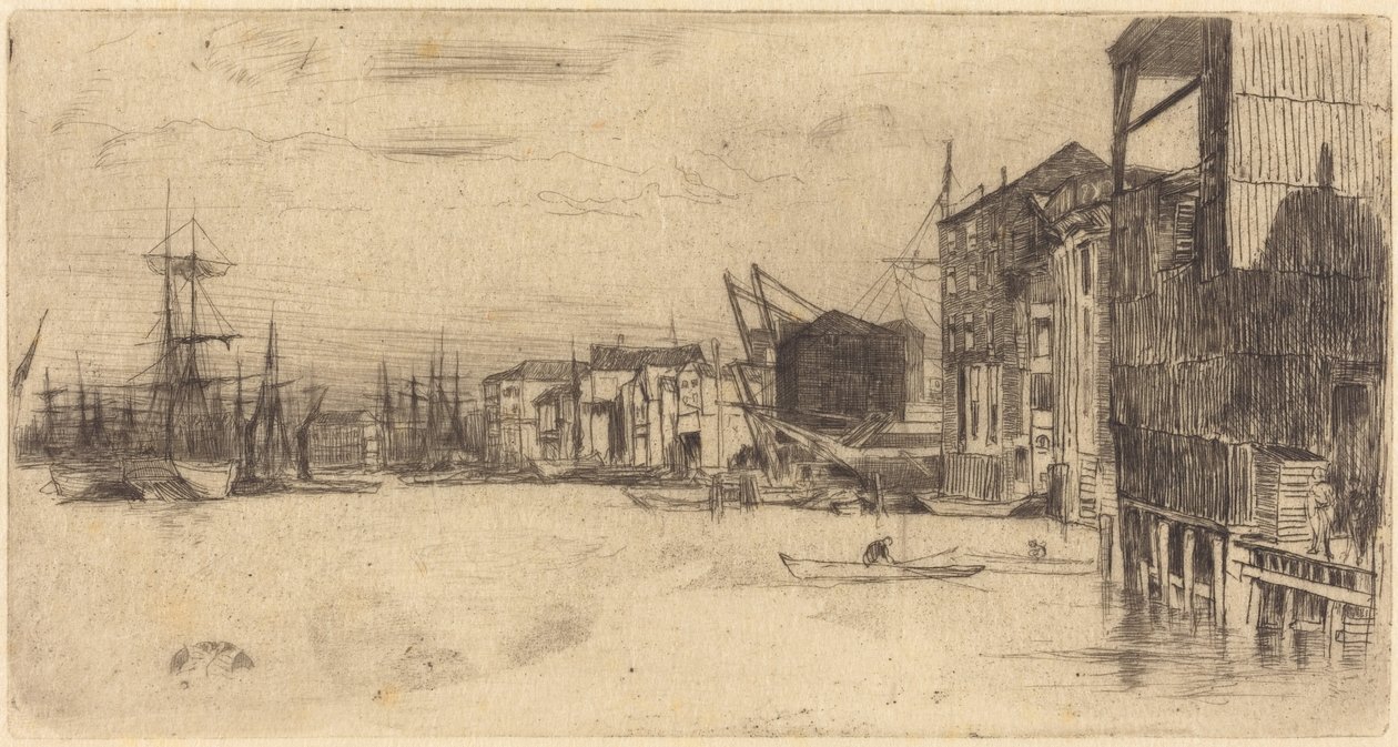 Frihandelskaien av James McNeill Whistler