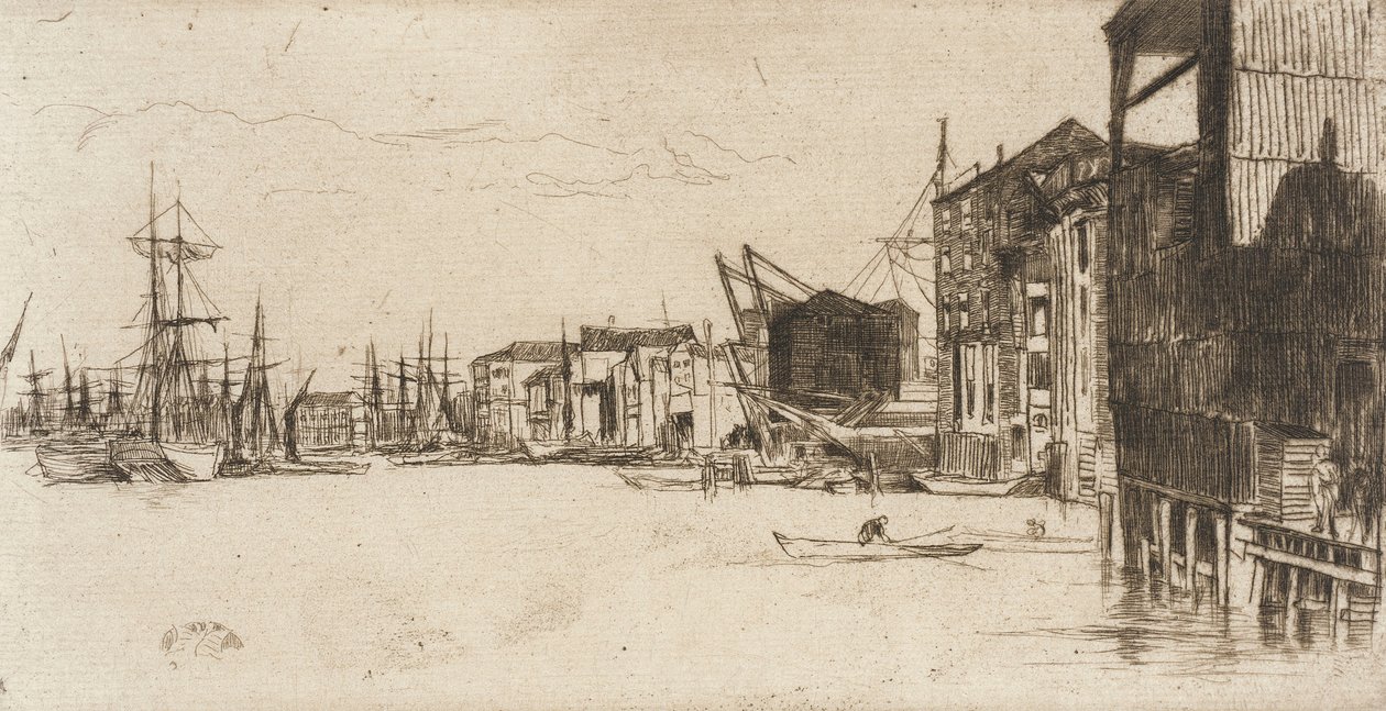 Frihandelskaien av James McNeill Whistler