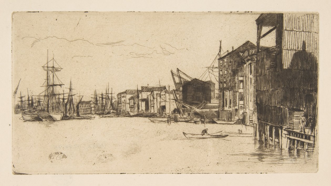 Frihandelskaien av James McNeill Whistler