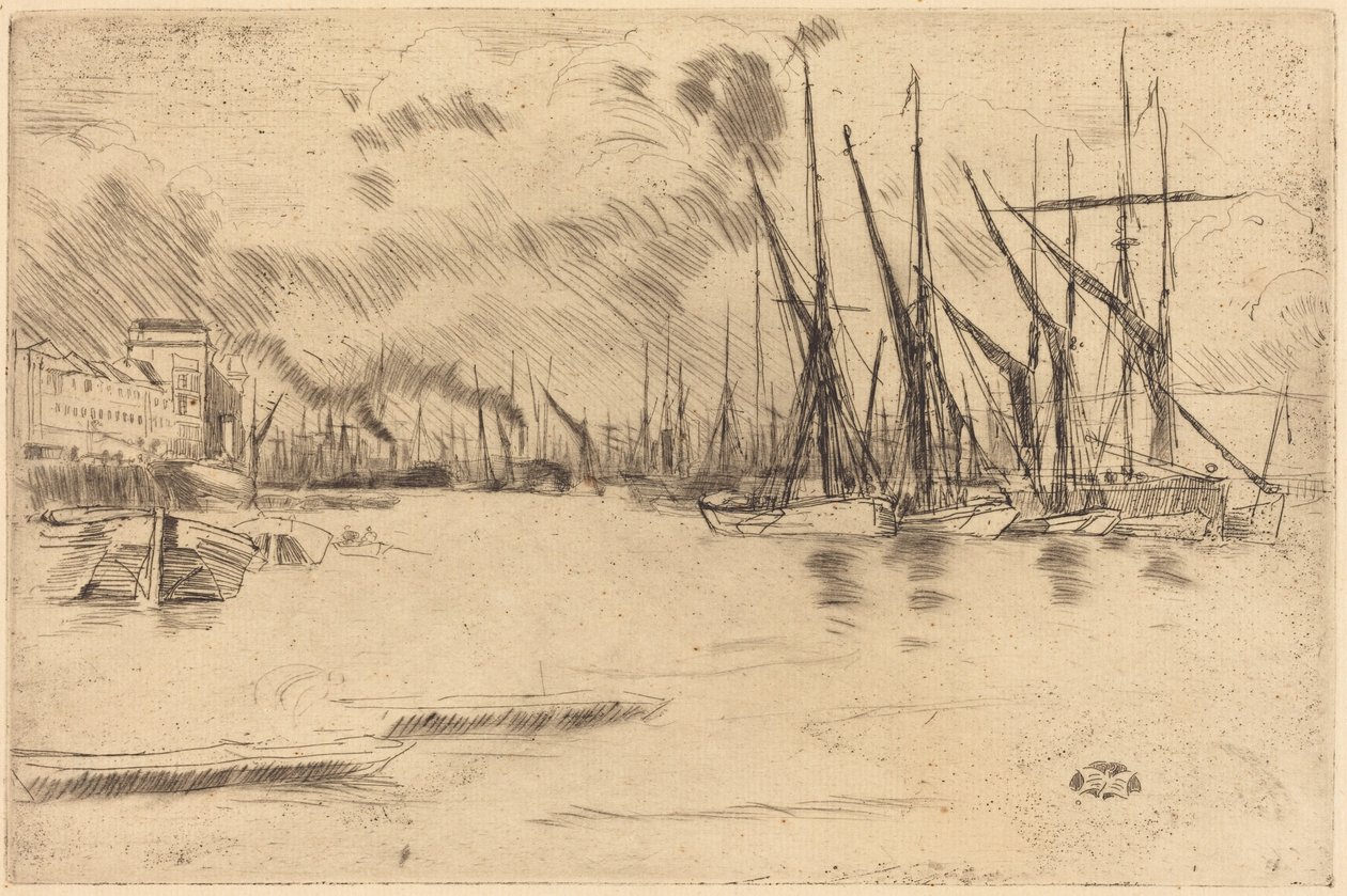 Fra Pickle-Herring-trappene av James McNeill Whistler