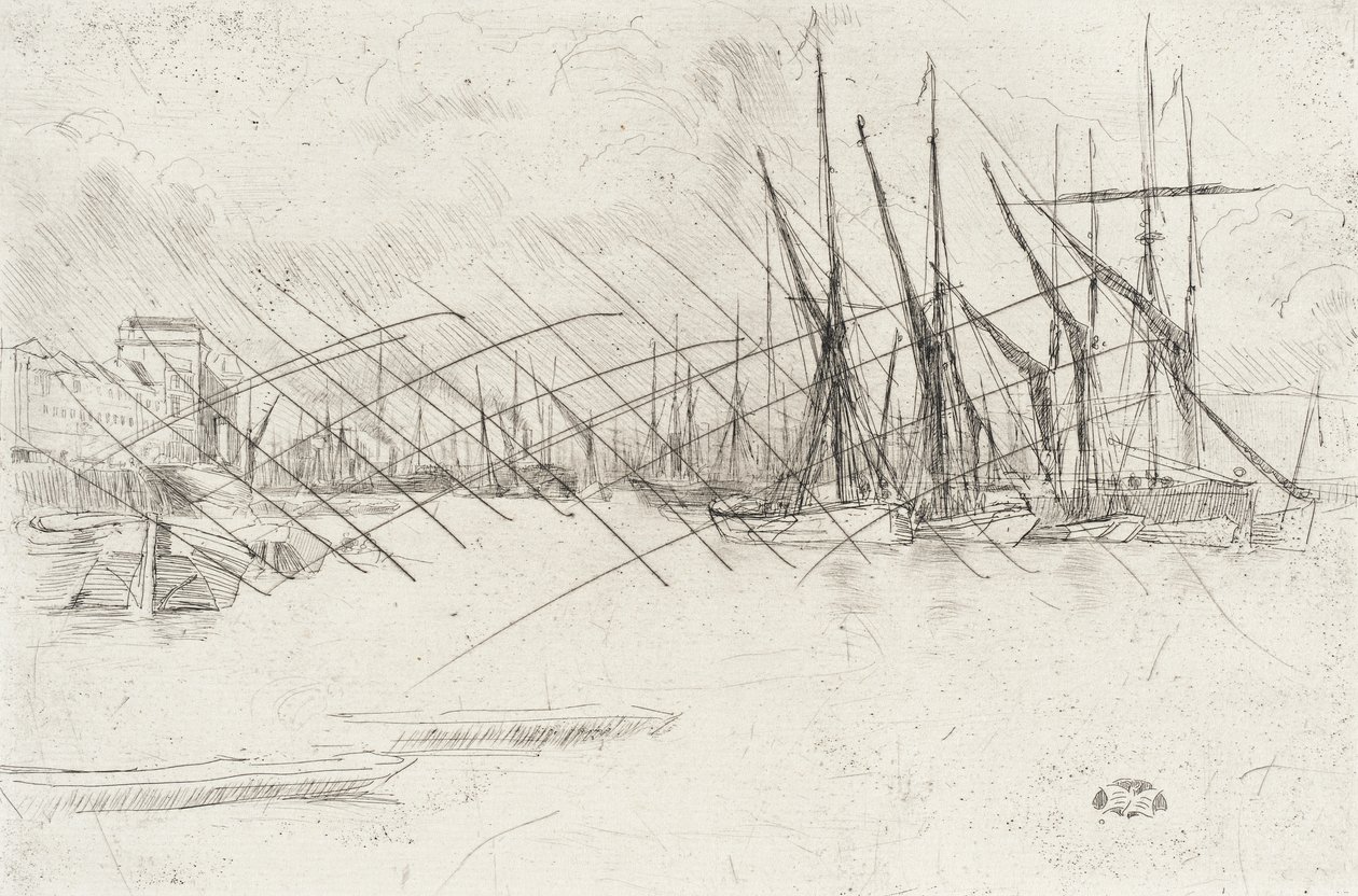 Fra Pickle-Herring-trappen av James McNeill Whistler