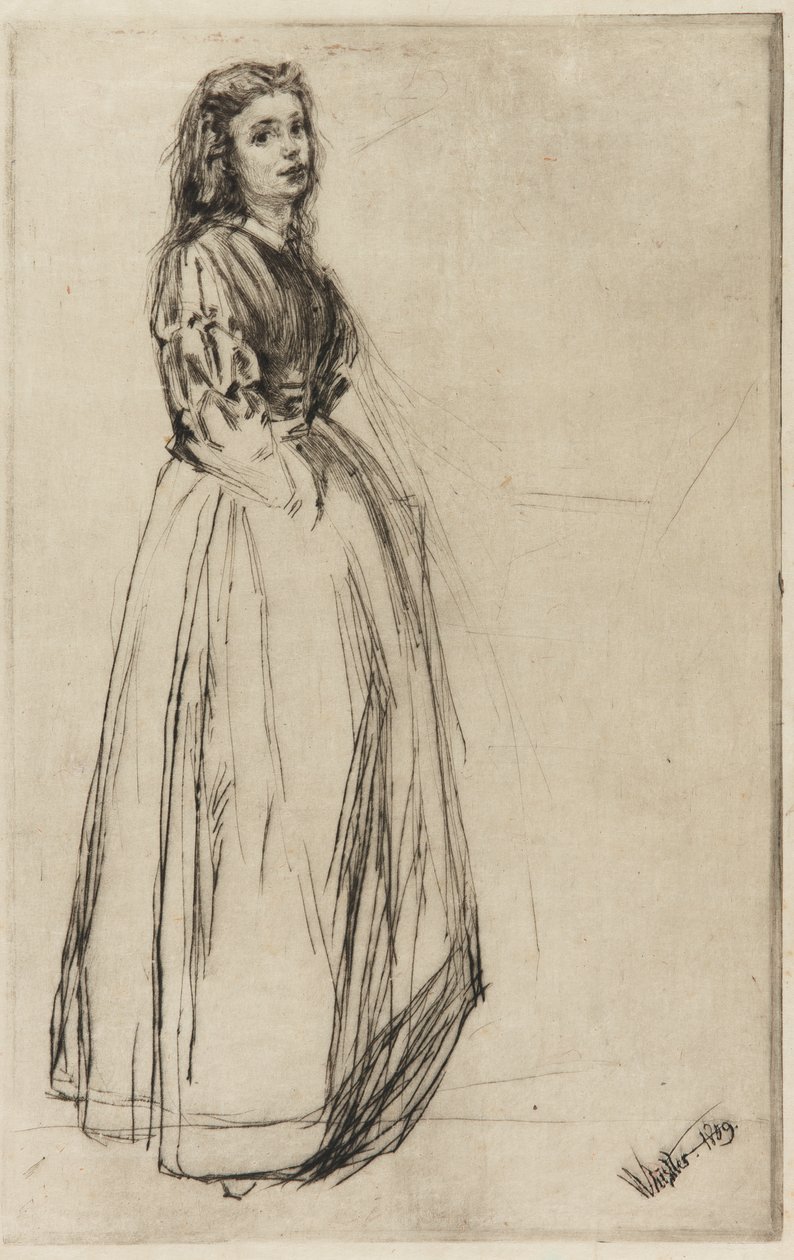 Fumette, Stående av James Abbott McNeill Whistler