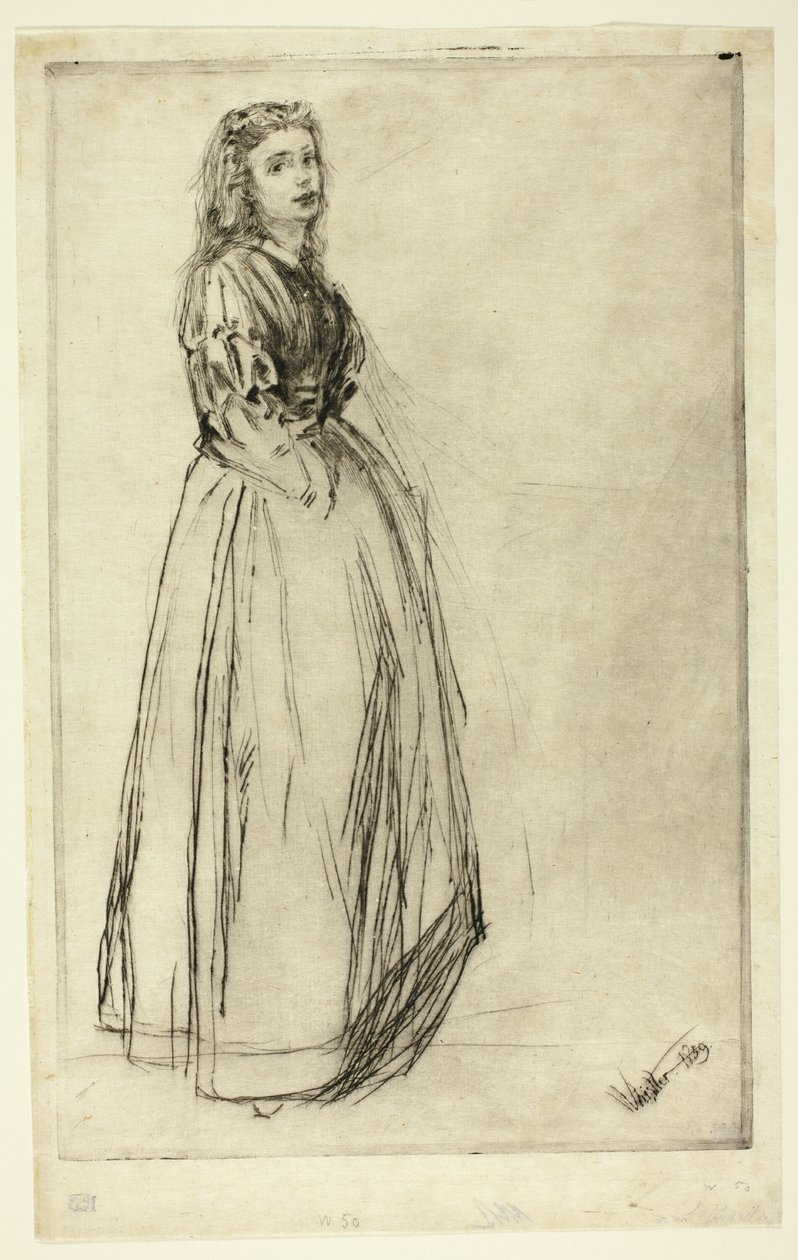 Fumette, Stående av James Abbott McNeill Whistler