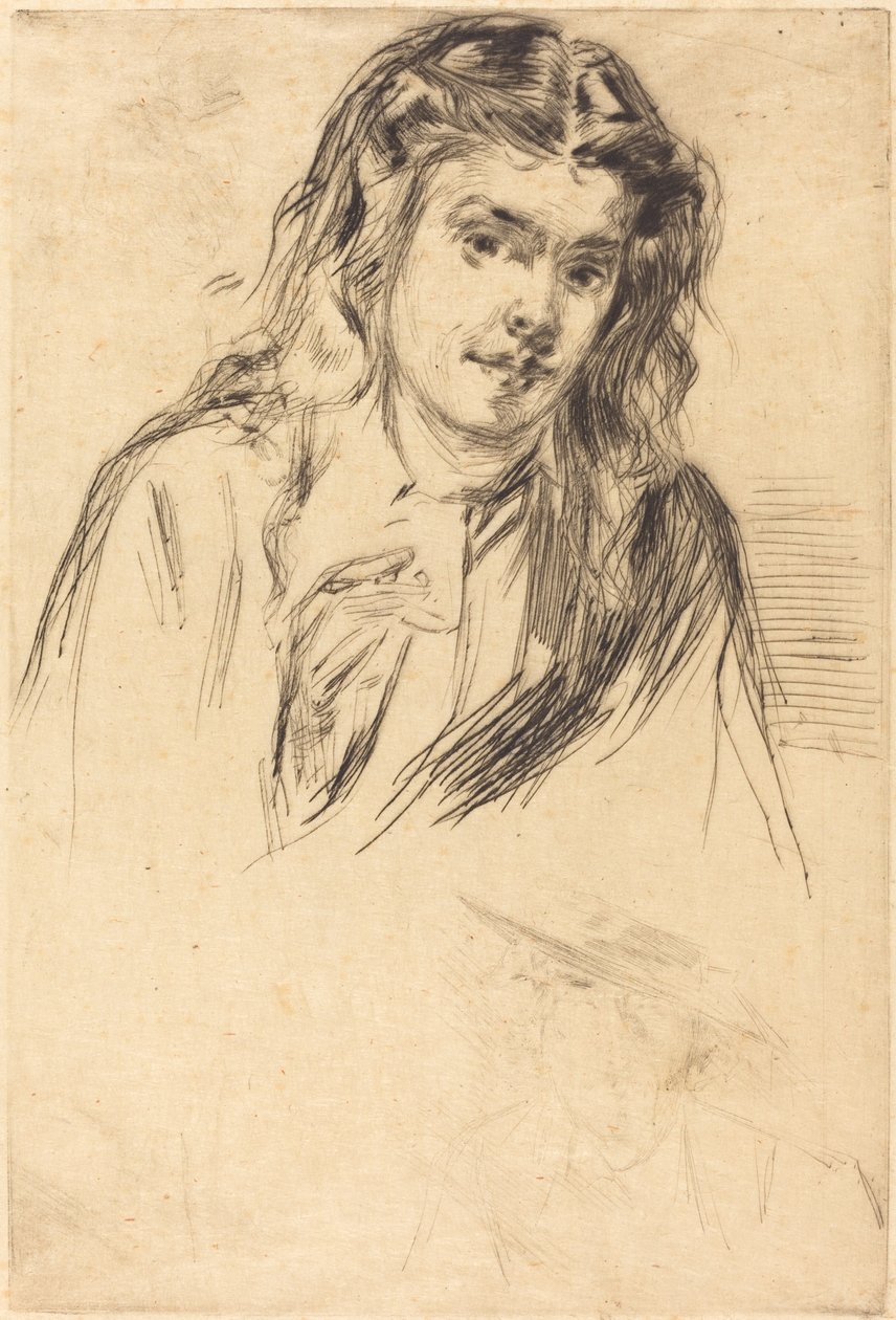 Fumettes bøyde hode av James Abbott McNeill Whistler