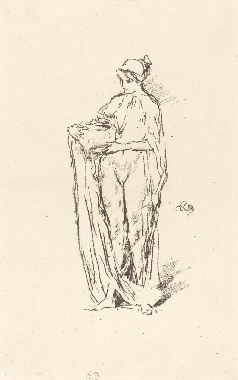 Jente med bolle av James Abbott McNeill Whistler
