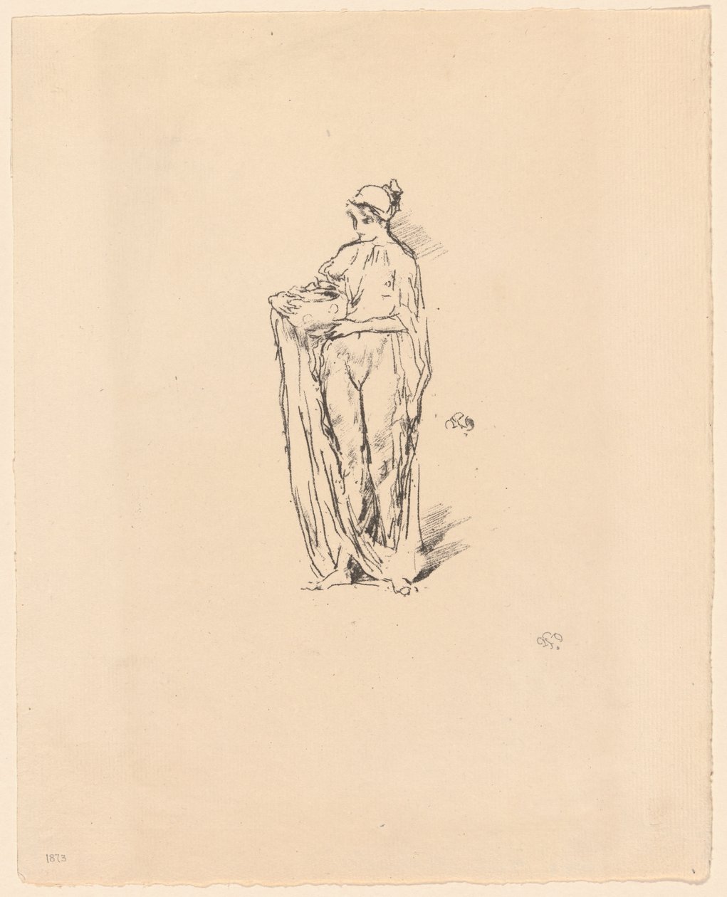 Jente med bolle av James Abbott McNeill Whistler
