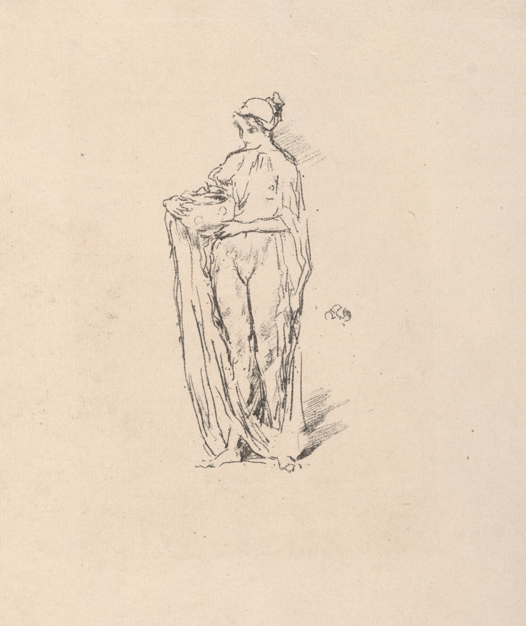 Jente med skål av James McNeill Whistler