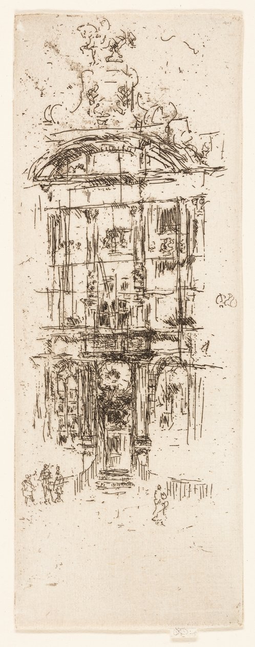 Gold House, Brussel av James Abbott McNeill Whistler