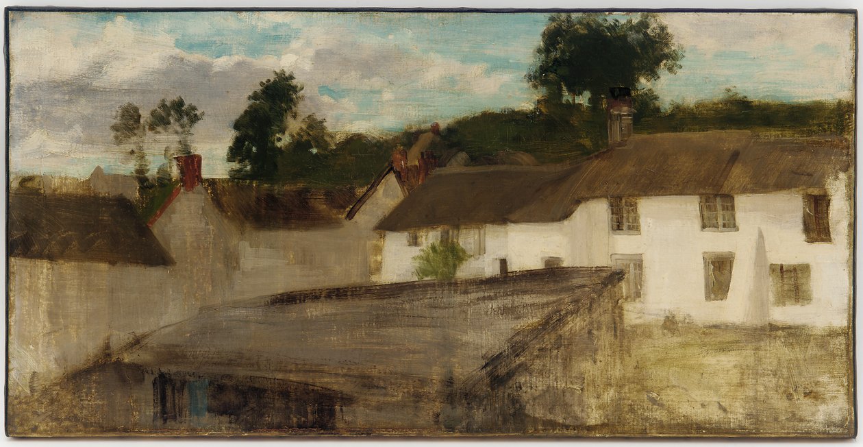 Grønt og sølv: Devonshire Cottages av James Abbott McNeill Whistler