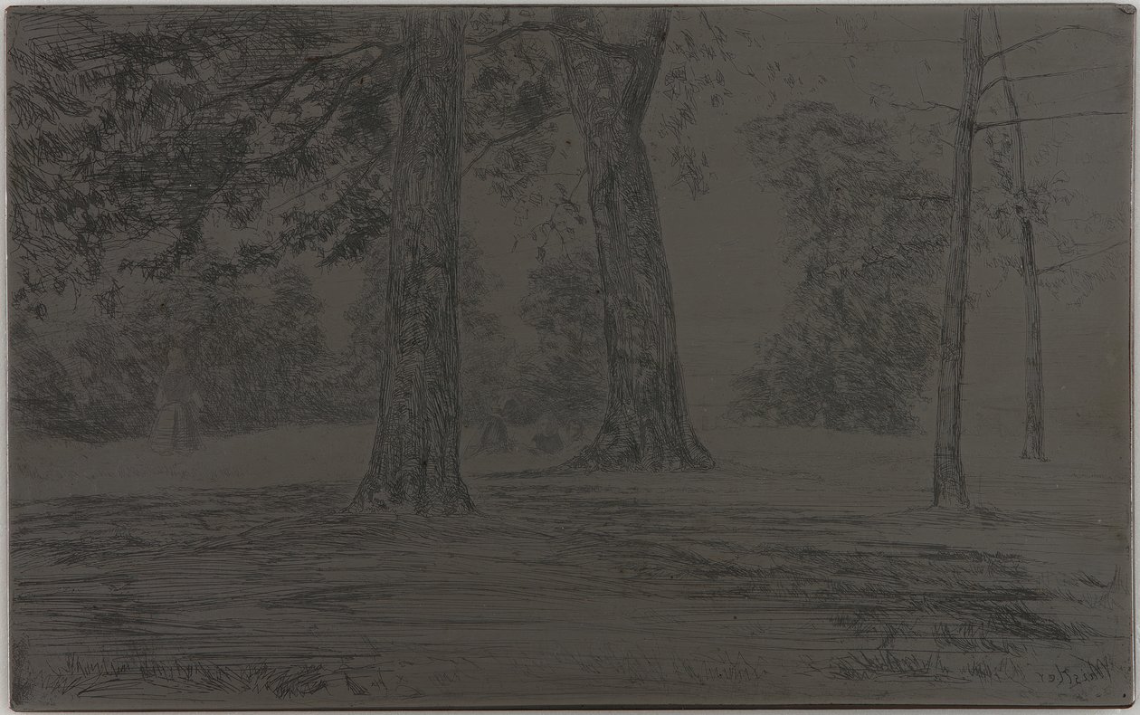 Greenwich Park av James Abbott McNeill Whistler