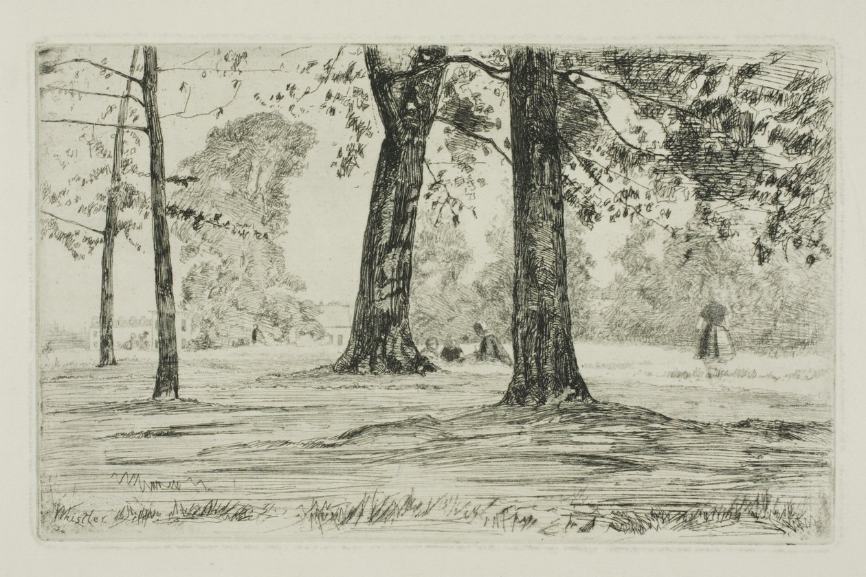 Greenwich Park av James Abbott McNeill Whistler