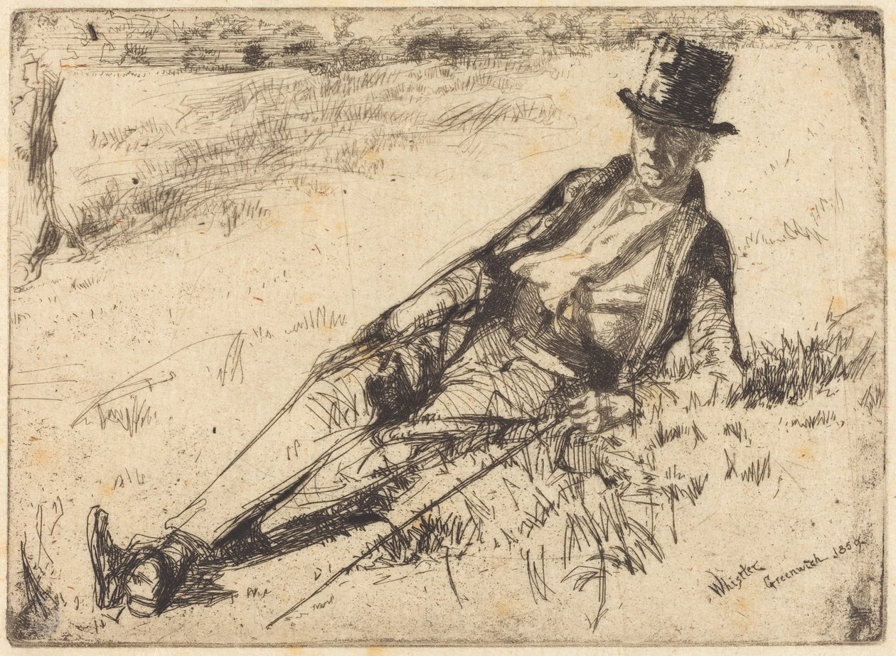 Greenwich-pensjonist av James McNeill Whistler