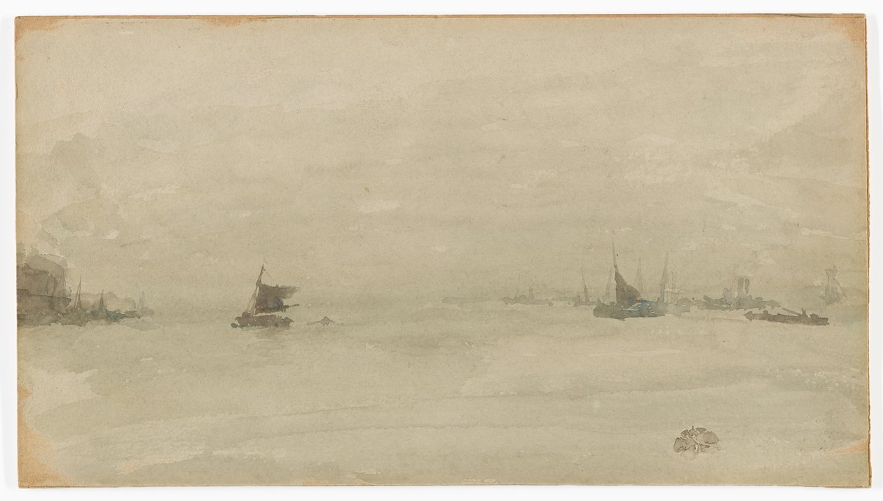 Grå og sølv – Liverpool av James Abbott McNeill Whistler