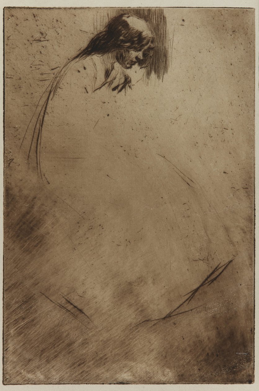Jos bøyde hode av James Abbott McNeill Whistler