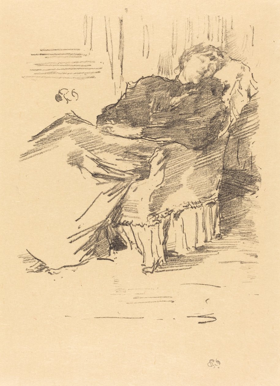 Den vakre sovende dame av James Abbott McNeill Whistler
