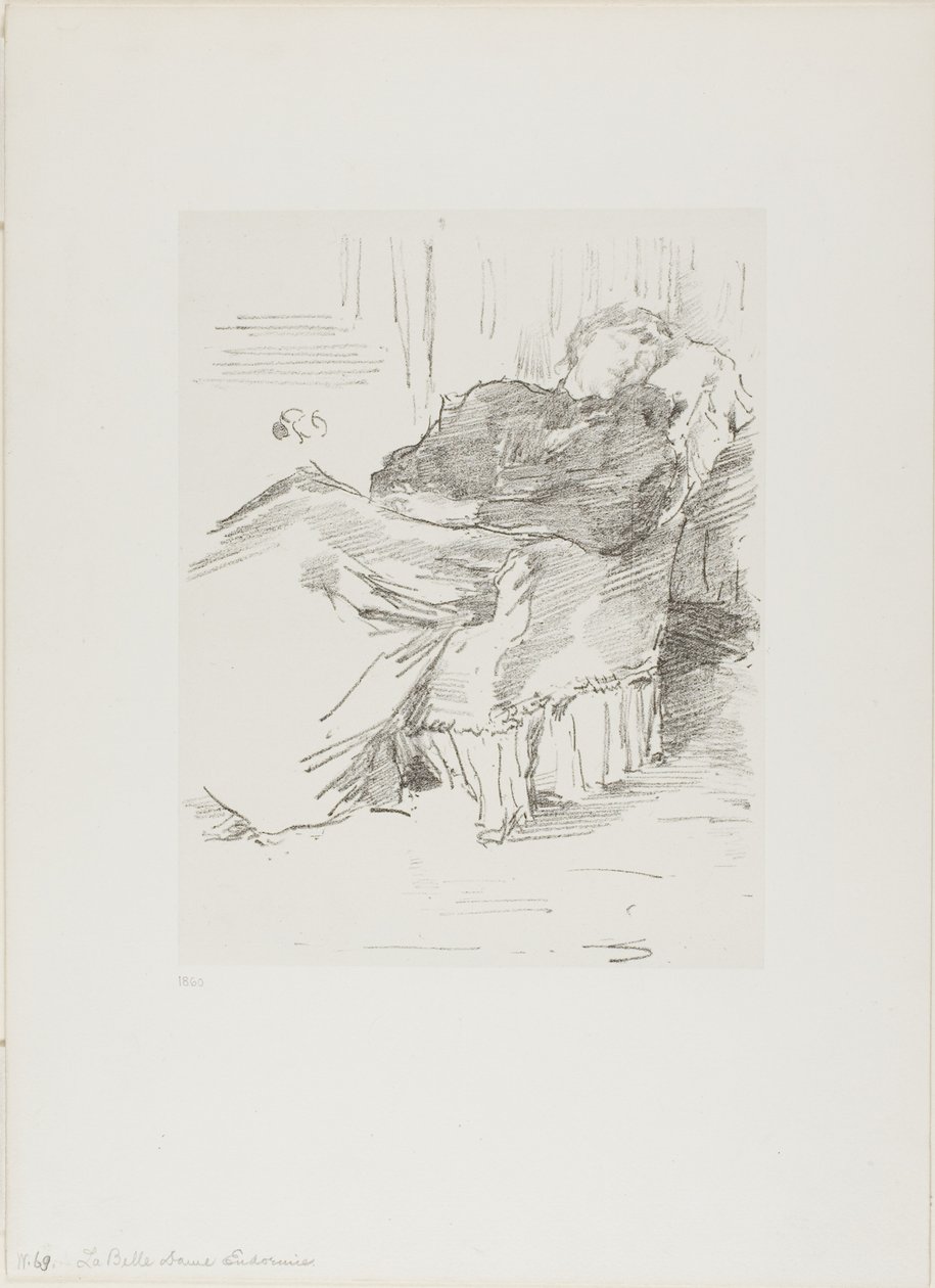 Den vakre sovende dame av James Abbott McNeill Whistler