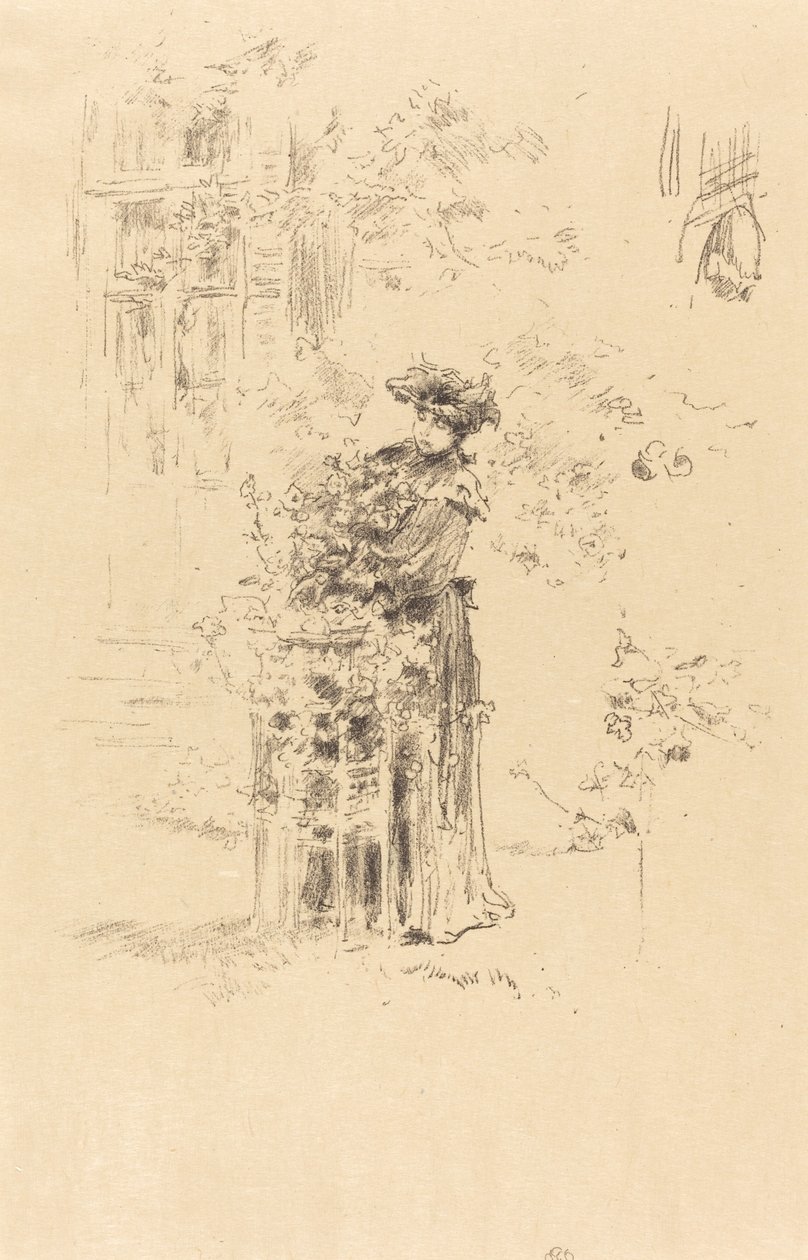 Den vakre gartneren av James Abbott McNeill Whistler