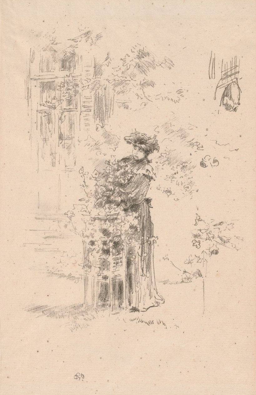 Den vakre gartneren av James Abbott McNeill Whistler