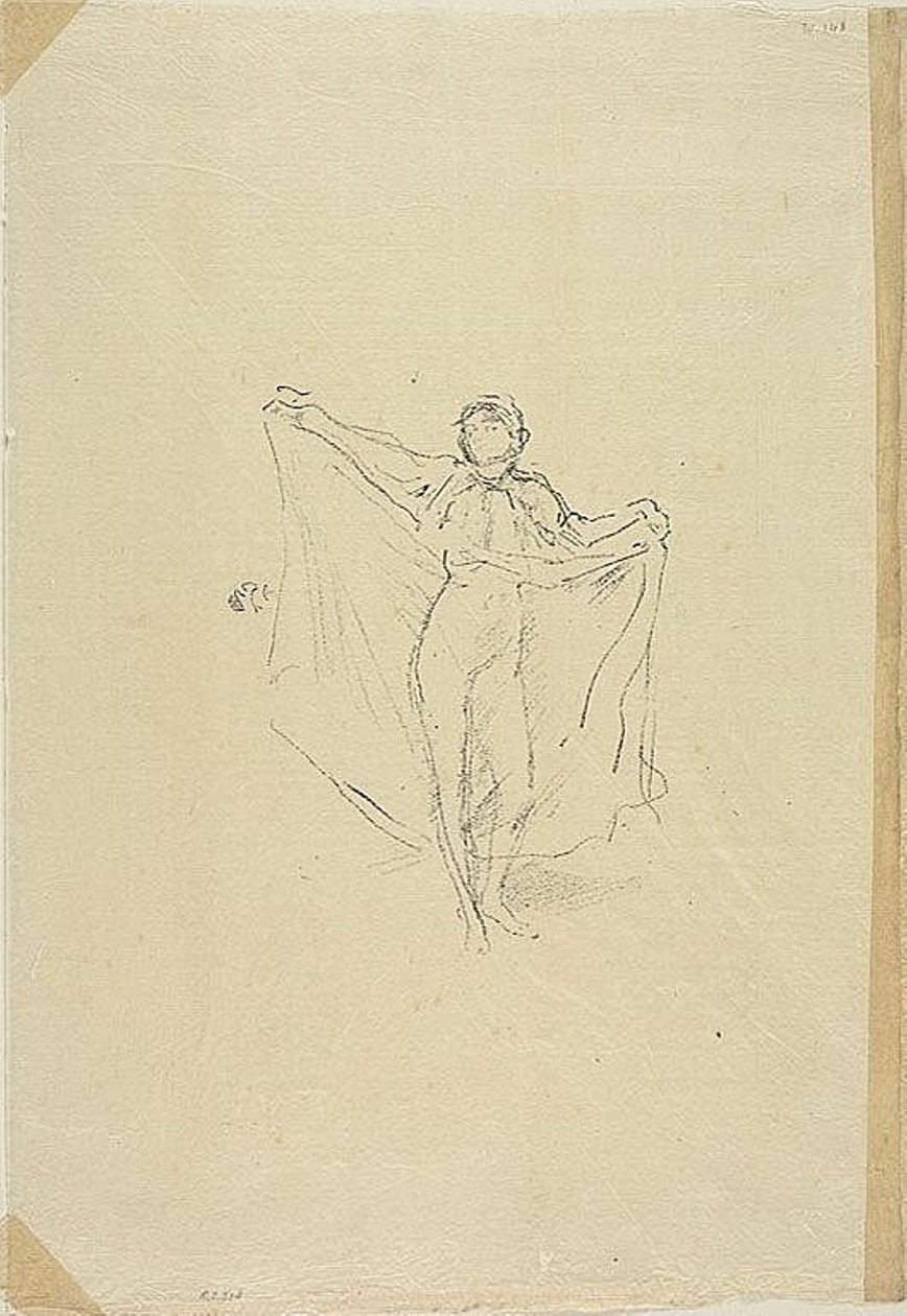 La Danseuse: En studie av naken av James Abbott McNeill Whistler
