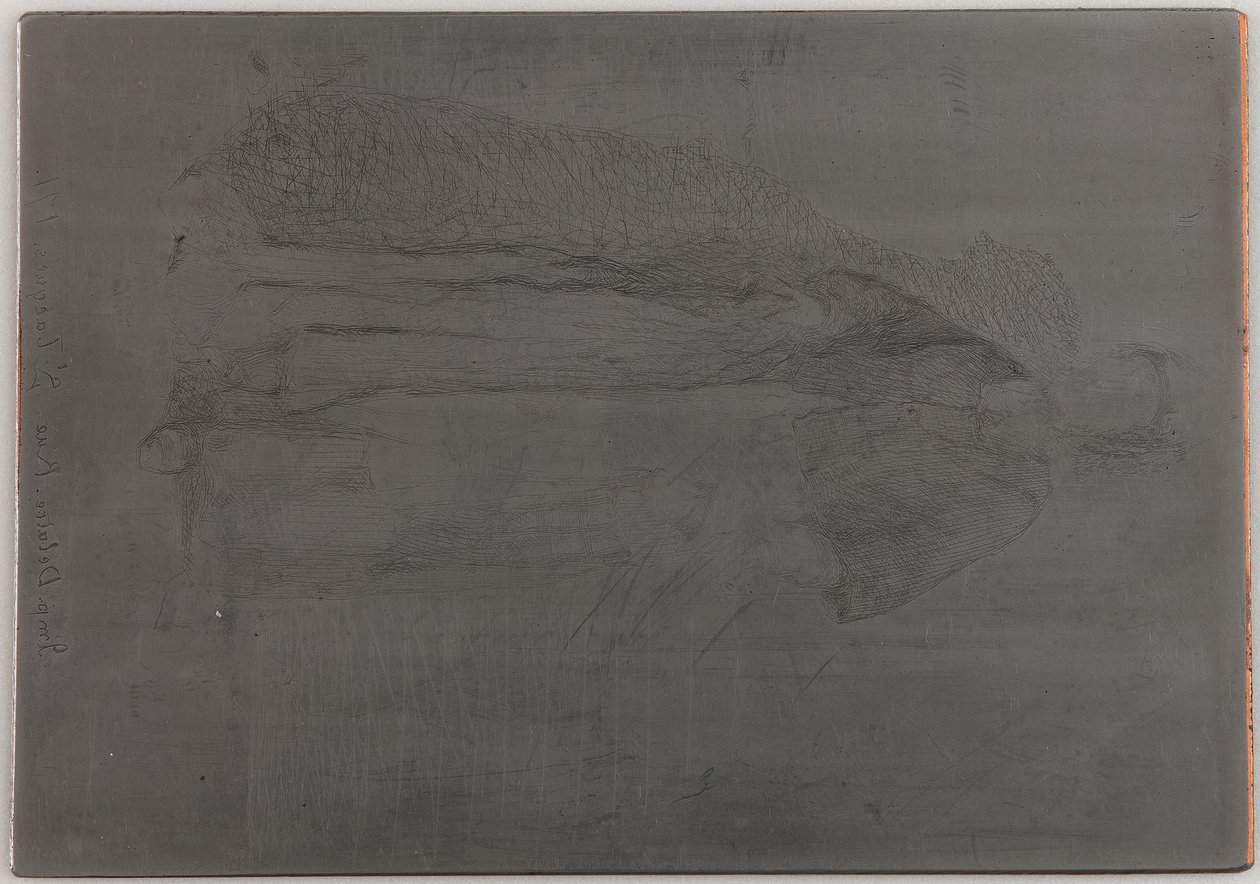 La Mere Gerard. En av de <em>tolv etsningene fra naturen</em> av James Abbott McNeill Whistler