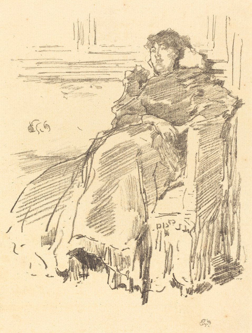 Den røde kjolen av James Abbott McNeill Whistler