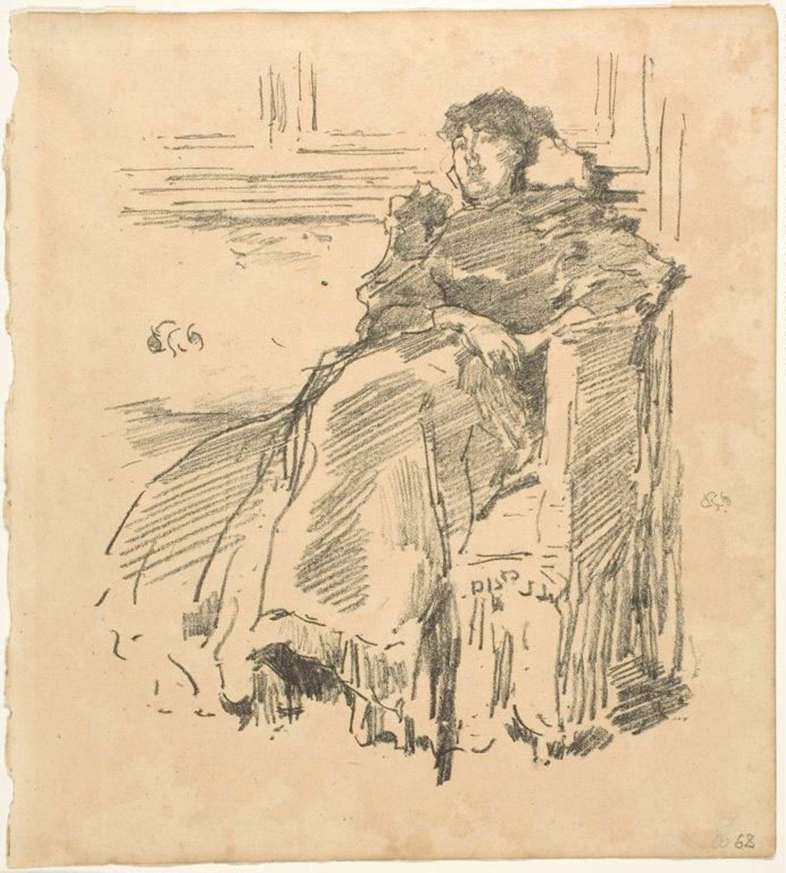 Den røde kjolen av James Abbott McNeill Whistler