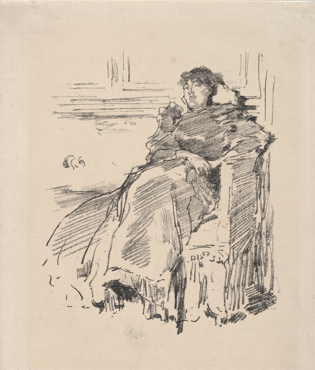 Den røde kjolen av James McNeill Whistler