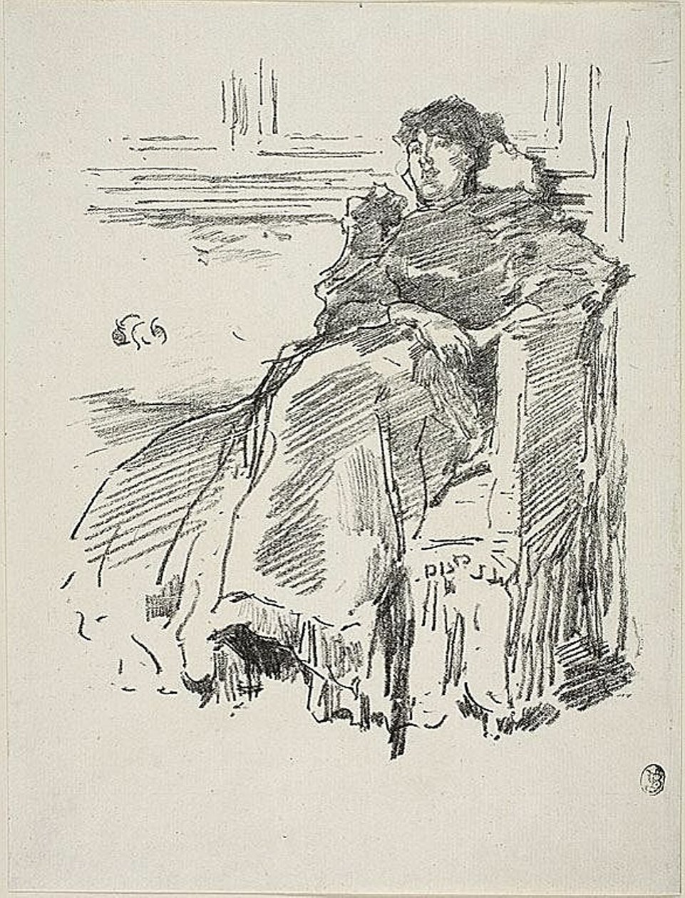 Den røde kjolen av James Abbott McNeill Whistler