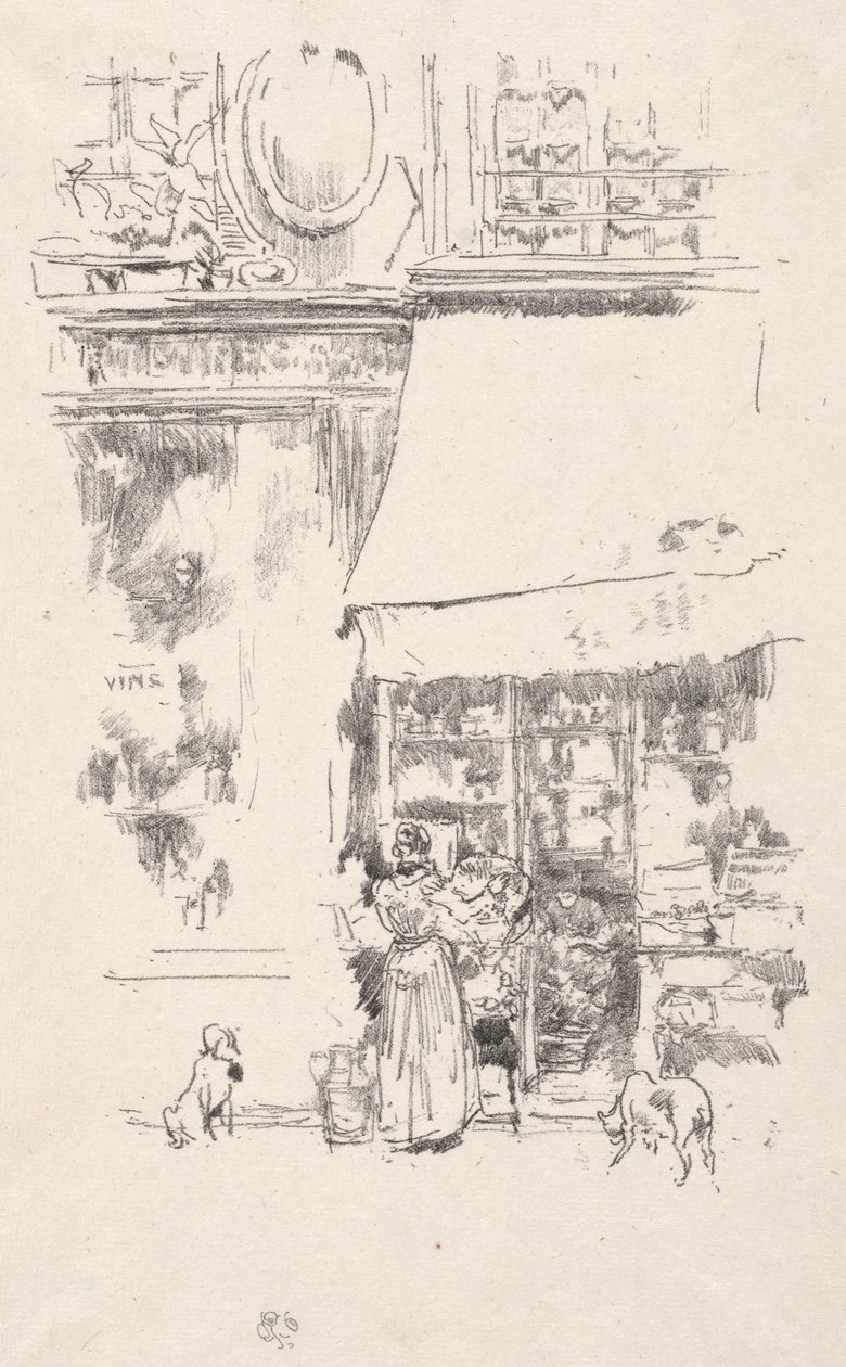 Fruktbutikken i Rue de Grenelle av James McNeill Whistler