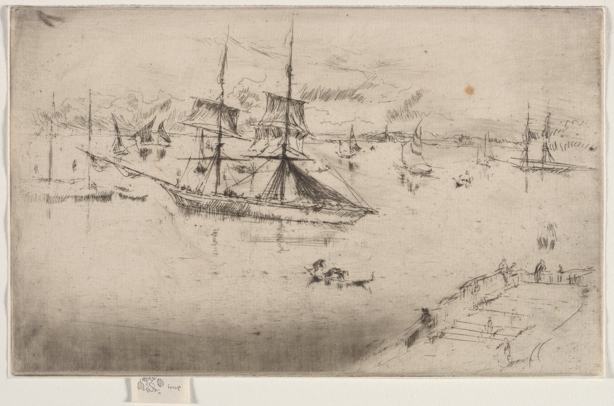 Lagoon: Middagstid av James McNeill Whistler