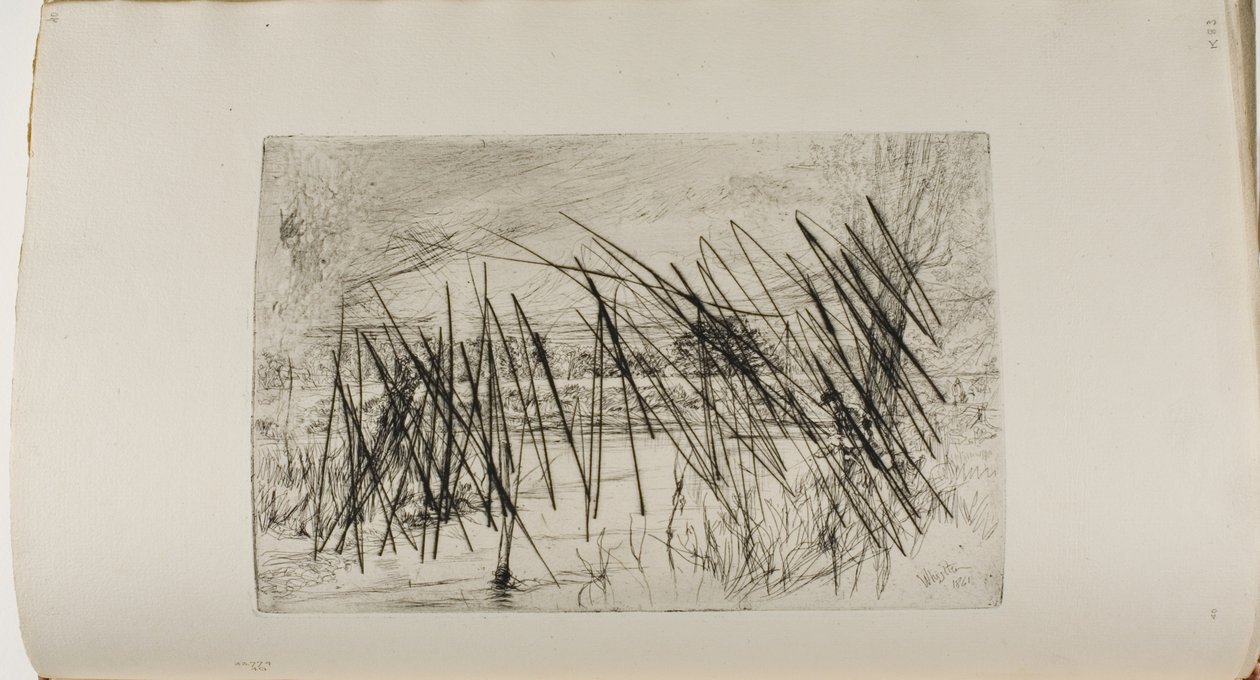 Landskap med fisker av James Abbott McNeill Whistler