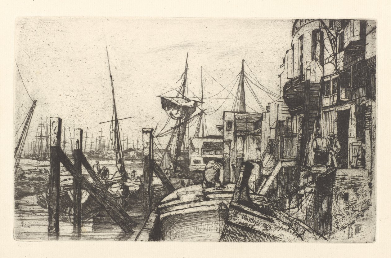 Limehouse av James Abbott McNeill Whistler