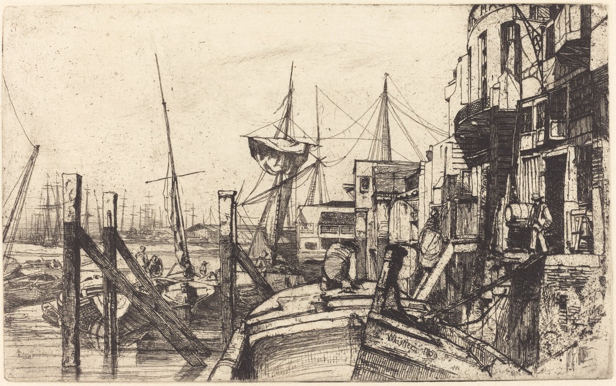 Limehouse av James Abbott McNeill Whistler