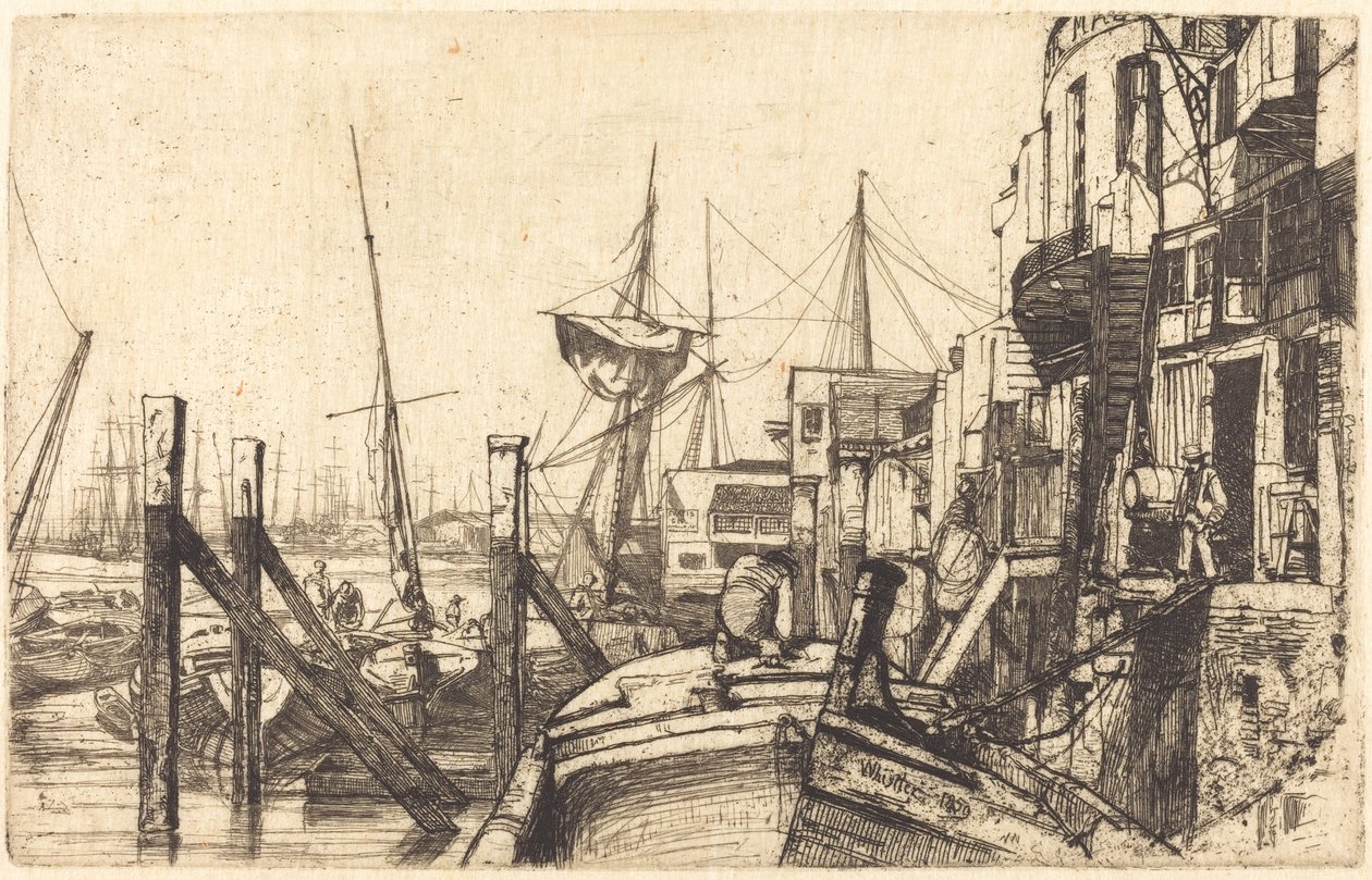 Limehouse av James Abbott McNeill Whistler