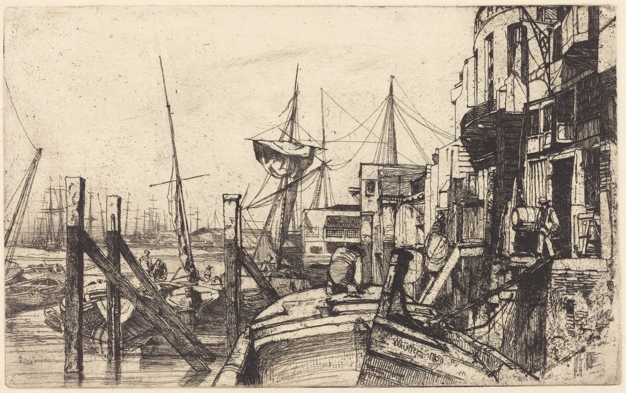 Limehouse av James McNeill Whistler