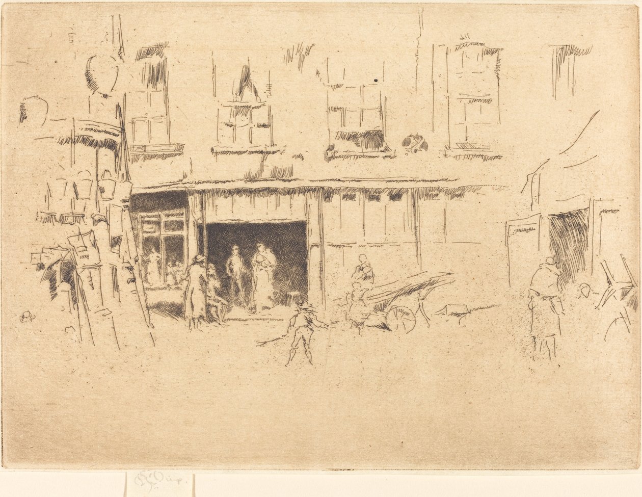 Lille domstolen av James Abbott McNeill Whistler