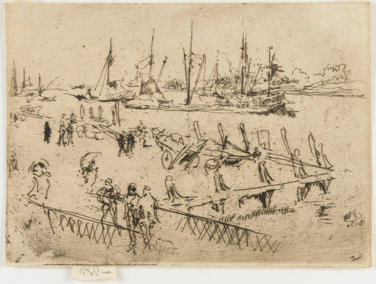Lille Dordrecht av James Abbott McNeill Whistler