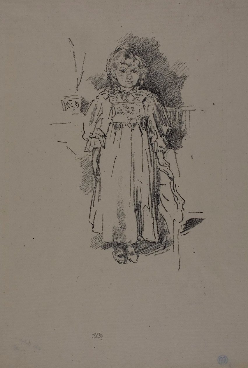 Lille Evelyn av James Abbott McNeill Whistler