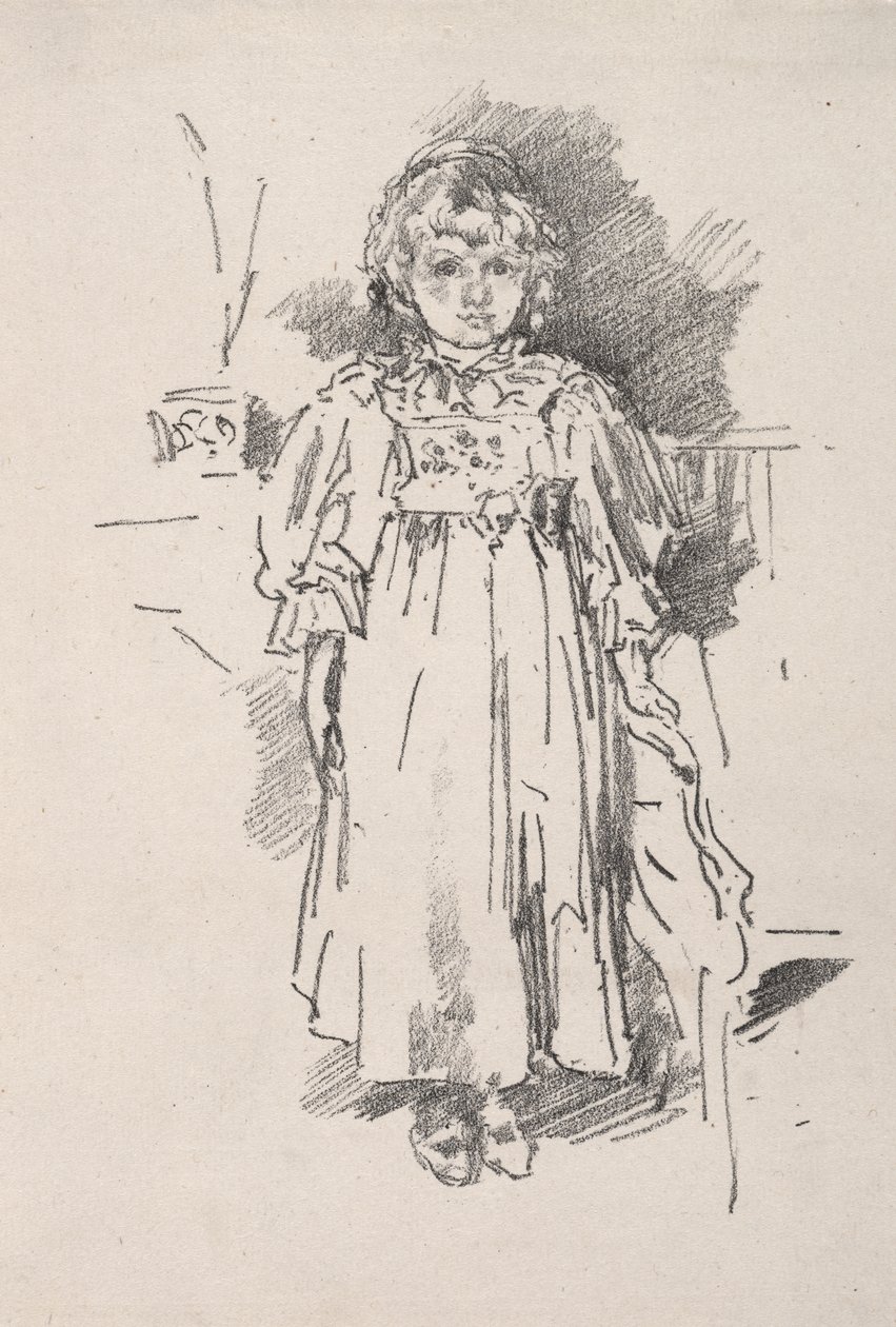 Lille Evelyn av James McNeill Whistler
