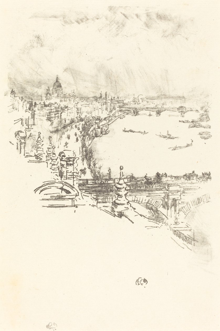 Lille London av James Abbott McNeill Whistler