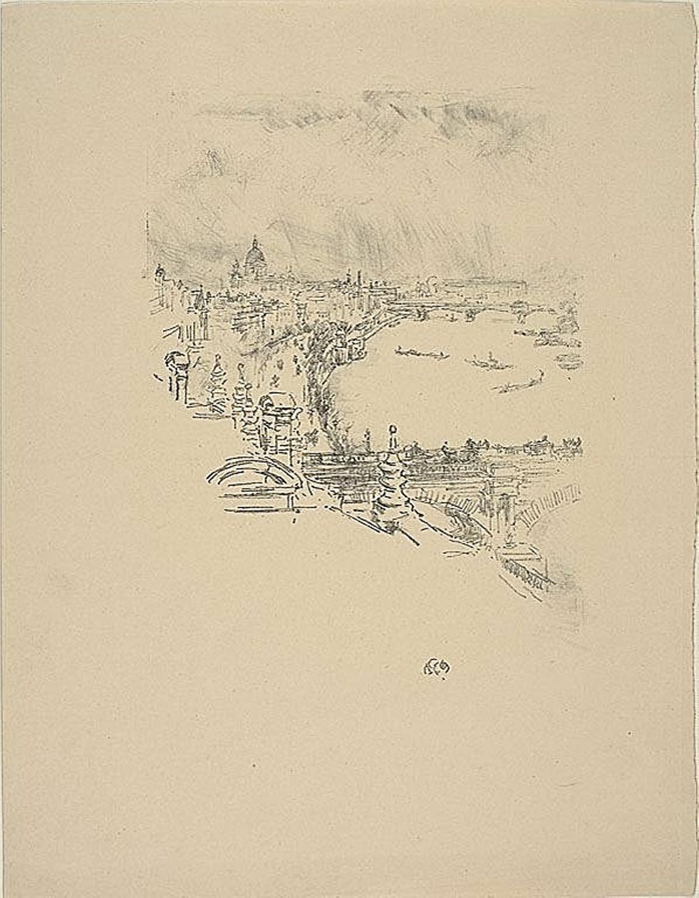 Lille London av James Abbott McNeill Whistler