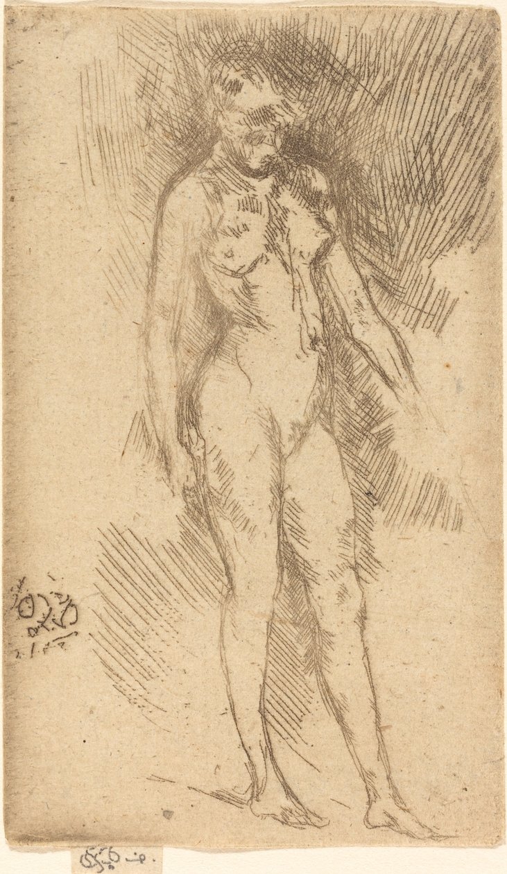 Liten nakenfigur av James Abbott McNeill Whistler