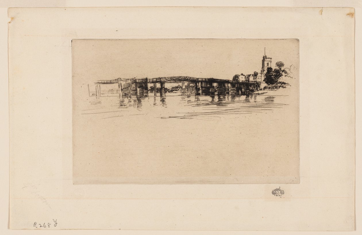 Lille Putney Bridge av James Abbott McNeill Whistler