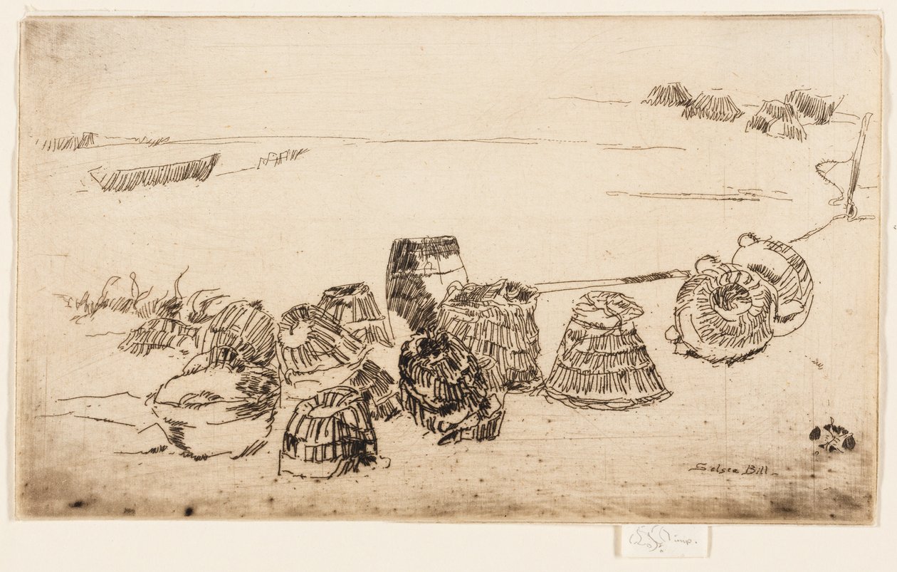 Hummerpotter - Selsea Bill av James Abbott McNeill Whistler