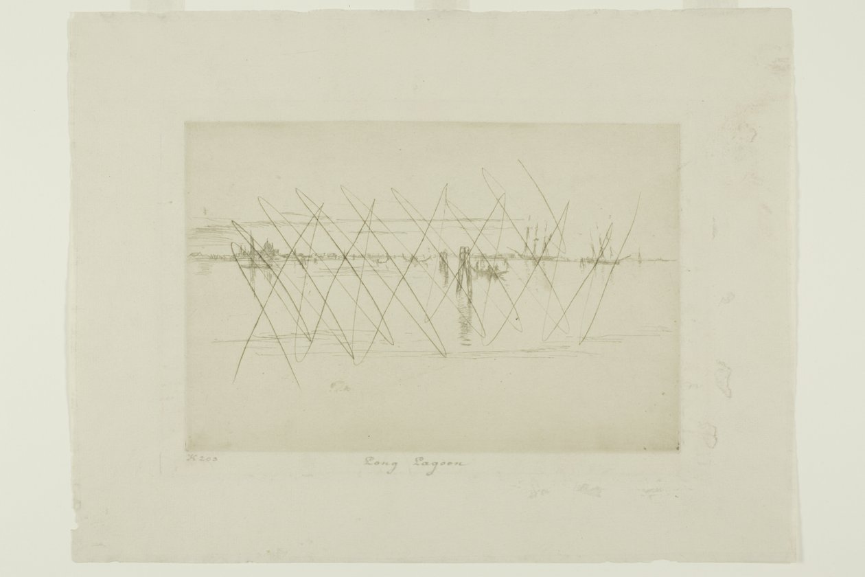 Lang lagune av James Abbott McNeill Whistler