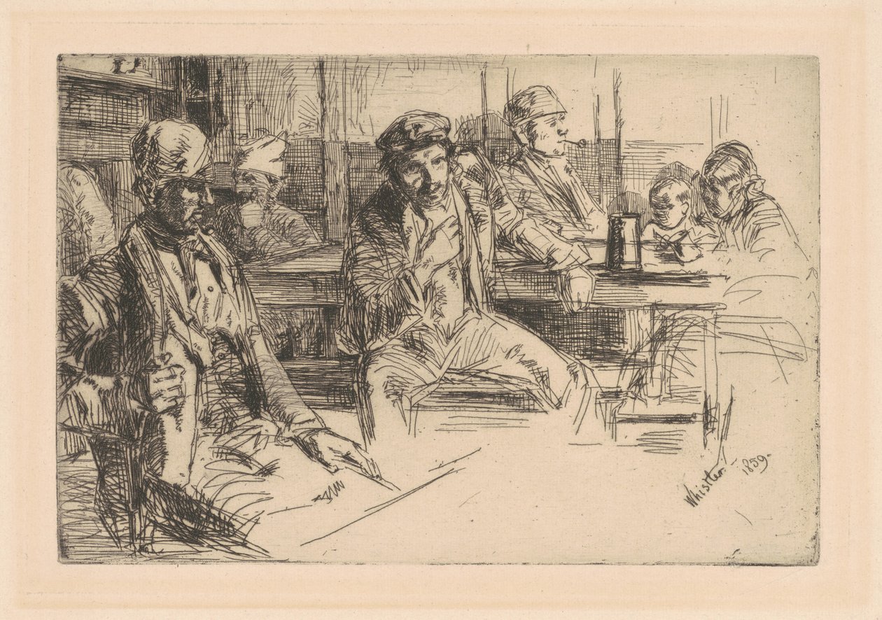 Longshoremen av James Abbott McNeill Whistler